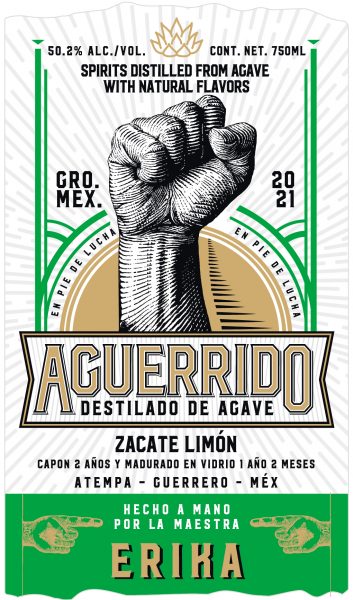 Destilado de Agave, Cupreata con Zacate Limon, 'Erika Meneses', Aguerrido