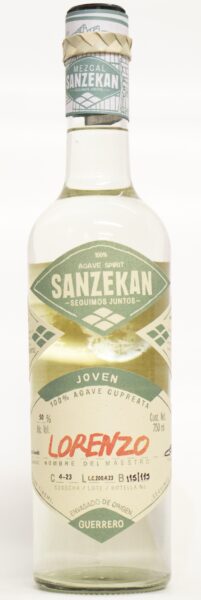 Destilado de Agave Cupreata Lorenzo Sanzekan