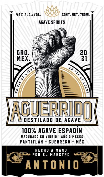 Destilado de Agave, Espadin, 'Antonio Sonido Tecomulapa', Aguerrido