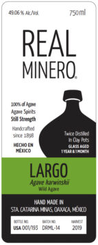Destilado de Agave Largo