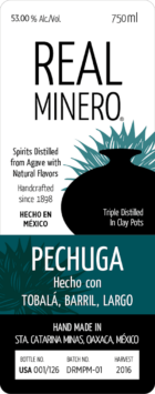 Destilado de Agave, Pechuga con Tobala/Largo/Barril - 9th Floor Skurnik Selection