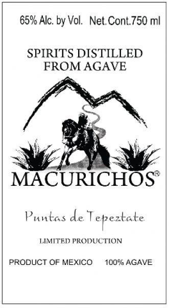 Destilado de Agave Puntas Tepeztate Macurichos