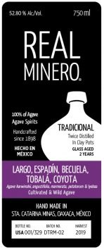 Destillado de Agave Ensamble Largo/Espadín/Becuela/Tobala/Coyota