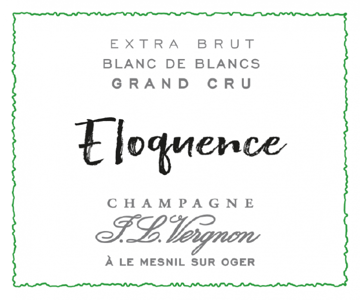 Eloquence Blanc de Blancs Grand Cru Extra Brut Champagne JL Vergnon