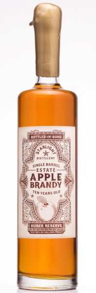 Estate Apple Brandy Single Barrel BottledInBond 10YearOld Huber Reserve Starlight Distillery