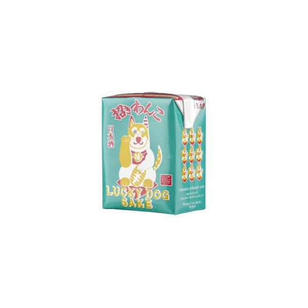 Genshu Sake Lucky Dog 30PK 180ml TETRA PAK Maneki Wanko