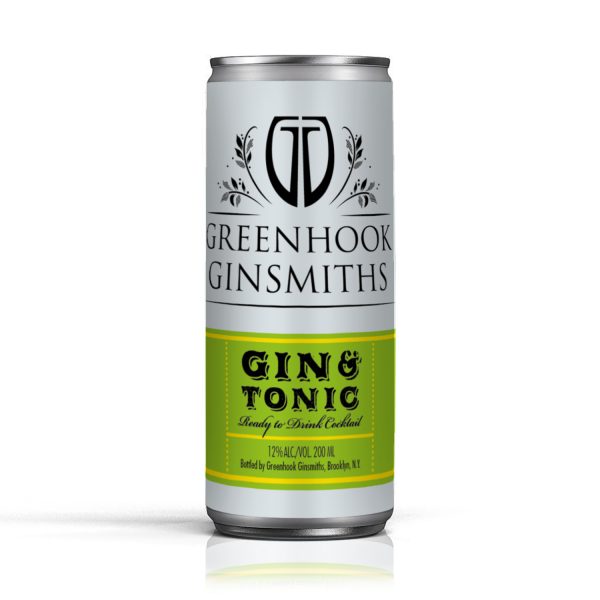 Gin & Tonic [4-pk CANS], Greenhook Ginsmiths
