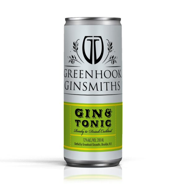 Gin  Tonic 4pk CANS Greenhook Ginsmiths