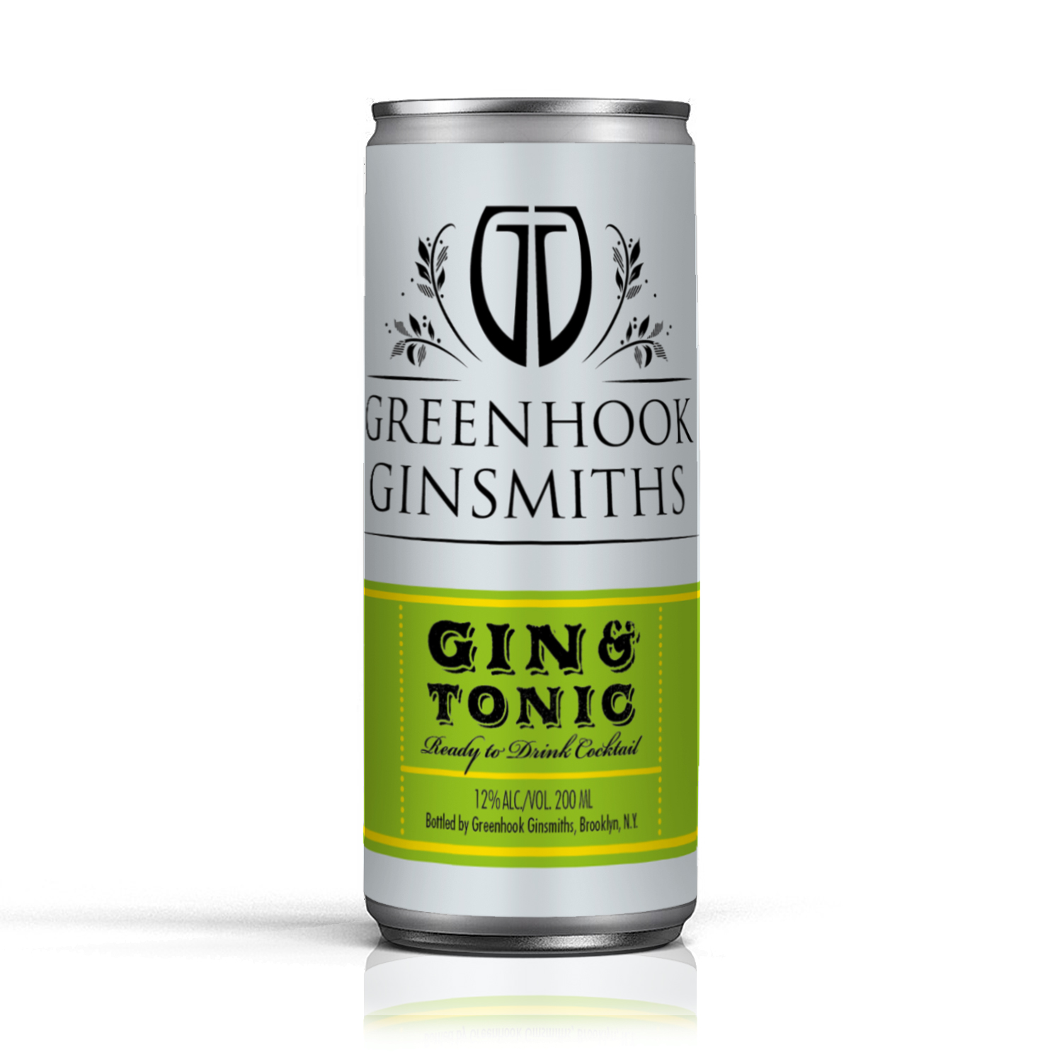 Gin & Tonic [4pk CANS], Greenhook Ginsmiths Skurnik Wines & Spirits