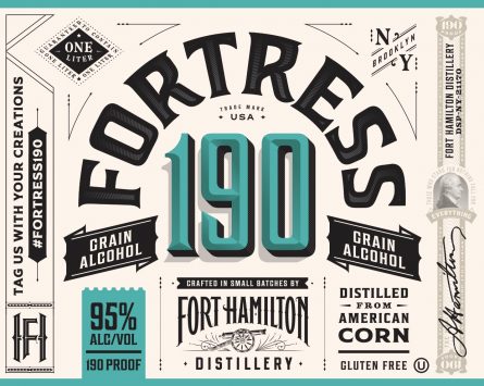 Grain Alcohol, 'Fortress 190'