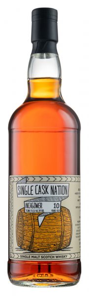 Inchgower 10 Year Cask 813820 ExBourbon Barrel and ExSherry Hogshead Single Cask Nation
