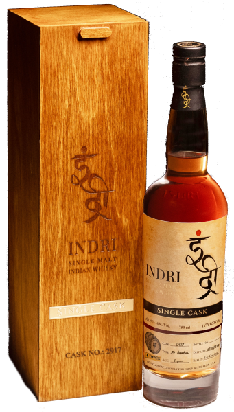 Indian Single Malt Whisky ExBourbon 5yr Single Cask Indri