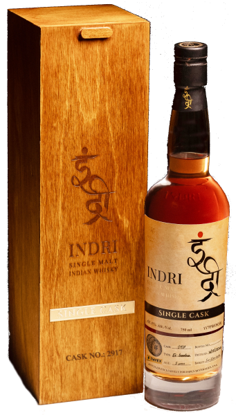 Indian Single Malt Whisky ExBourbon 5yr Single Cask
