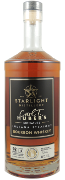 Indiana Straight Bourbon Whiskey, Small Batch, Carl T. Bourbon, Starlight Distillery