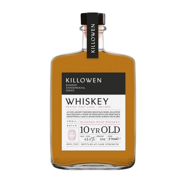 Irish Blended Whiskey, '10yr Peated Irish Malt Cask - Experimental Series', Killowen Distillery