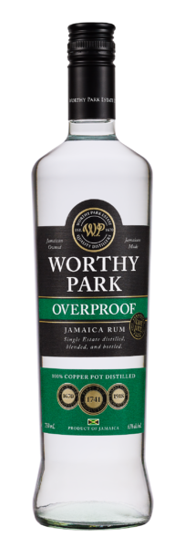 Jamaican Rum Overproof 750ml Worthy Park 