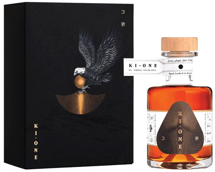 Korean Single Malt Whisky Ki One  Eagle Edition Three Societies