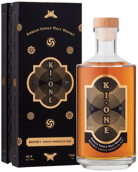 Korean Single Malt Whisky Ki One  Virgin American Oak  Batch 1 Three Societies