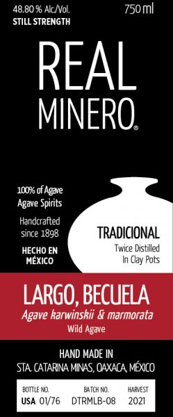 Destilado de Agave LargoBecuela Ancestral