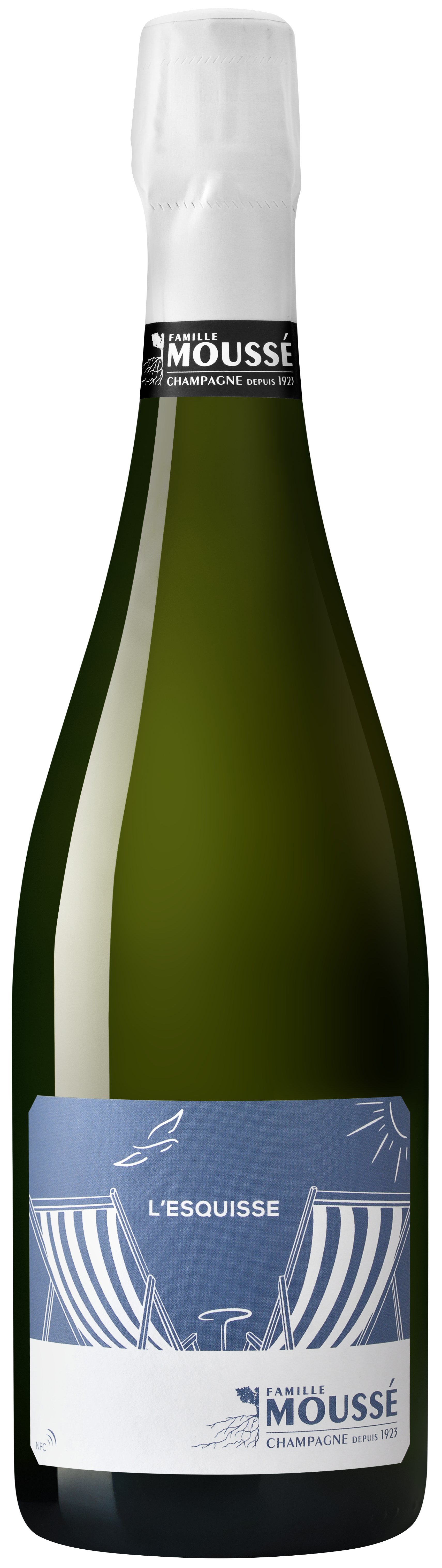 L'Esquisse Blanc de Noirs Extra Brut, Champagne Famille Mousse
