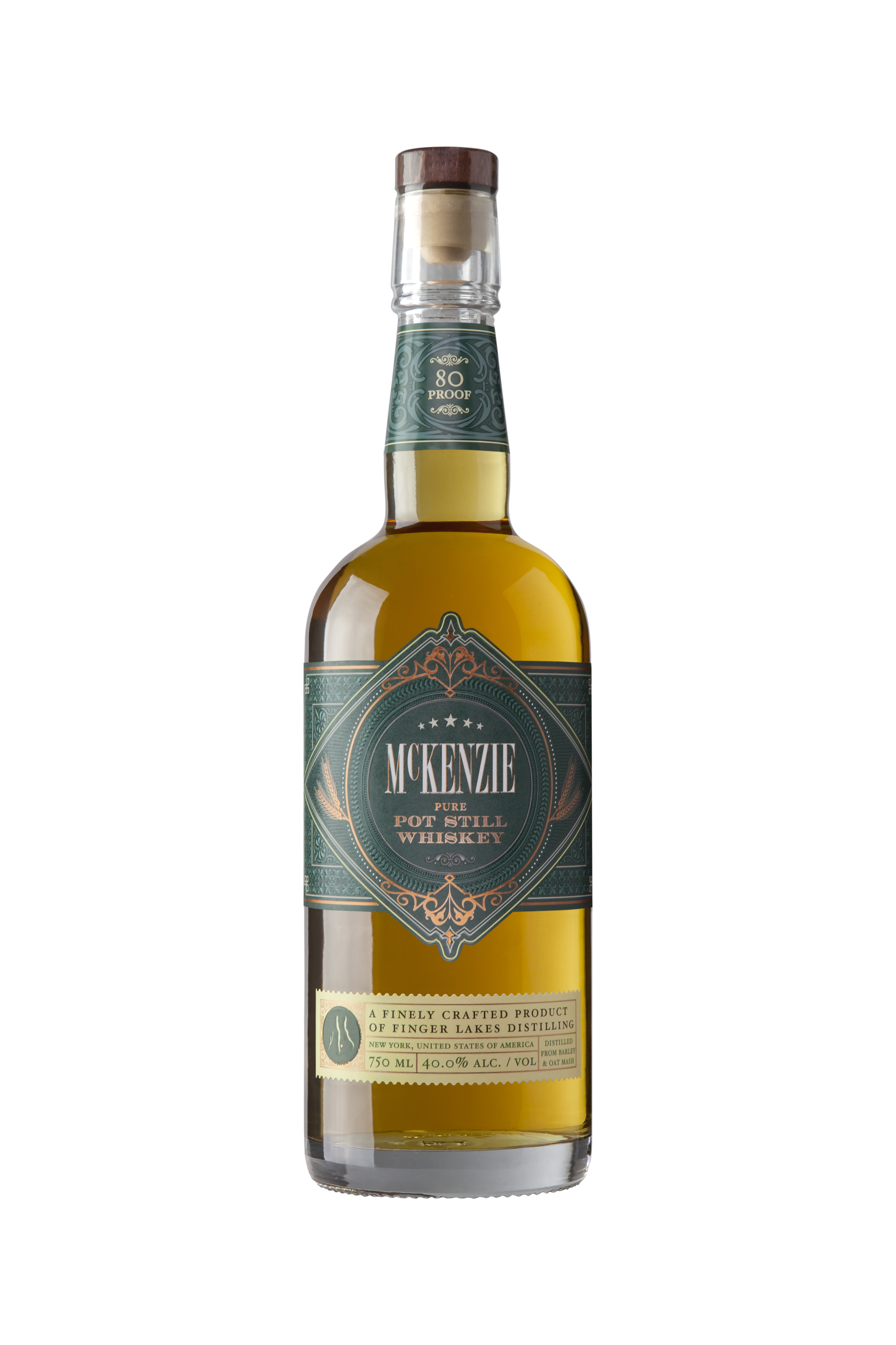 McKenzie Pure Pot Still Whiskey, Finger Lakes Distilling [STRAPPED