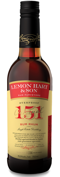 Overproof 151, Lemon Hart