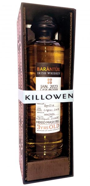 Single Malt Irish Whisky Barantuil White Cognac Single Cask Killowen 