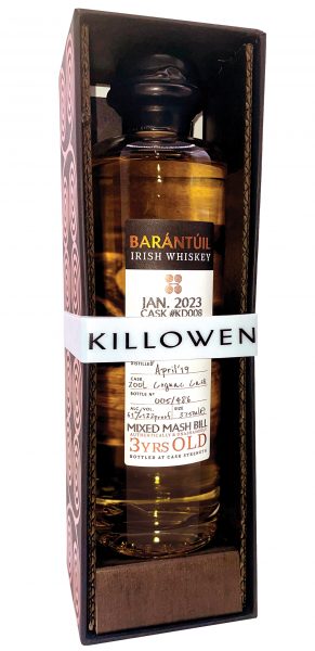 Single Malt Irish Whiskey Barantuil White Cognac Single Cask Killowen 