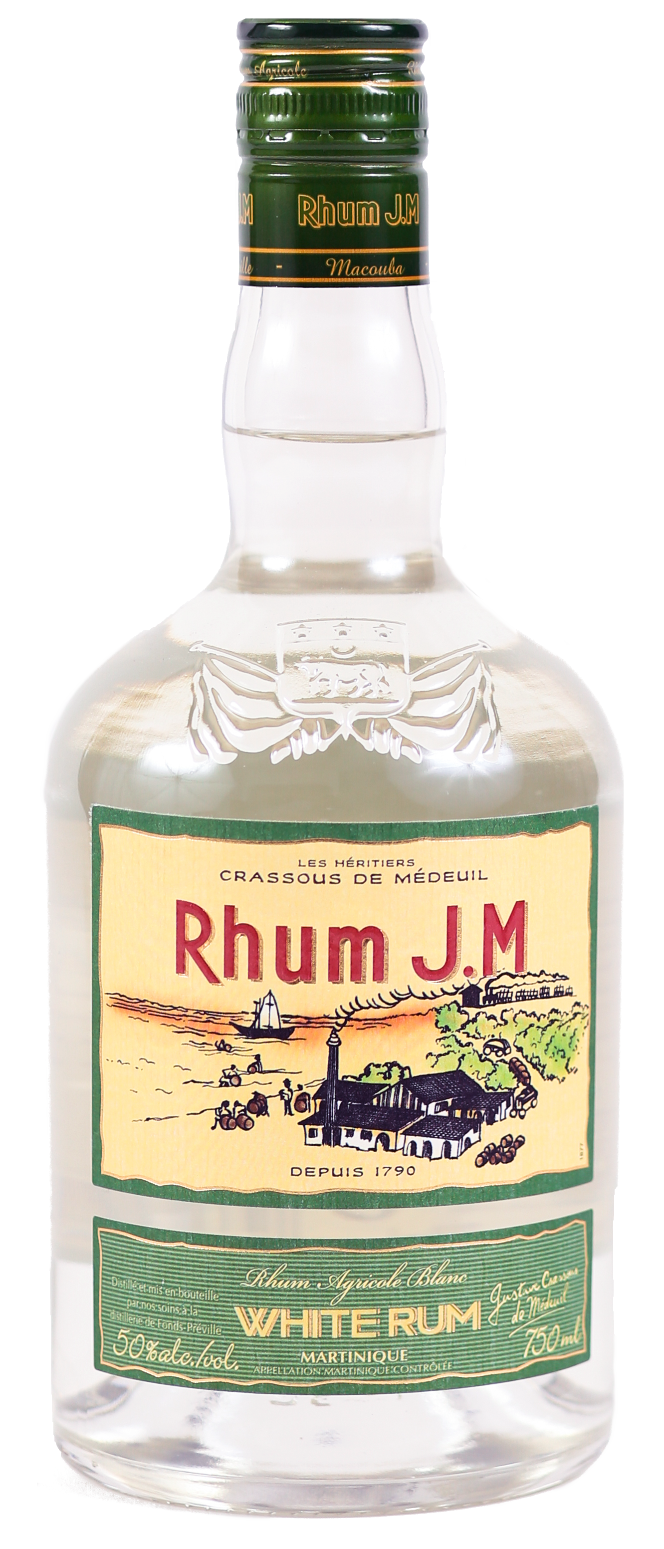 Rhum Agricole (Pur Jus de Canne)-RHUM JM - Rhum agricole blanc