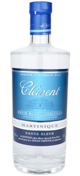 Rhum Agricole Blanc Canne Bleue 50 Clement