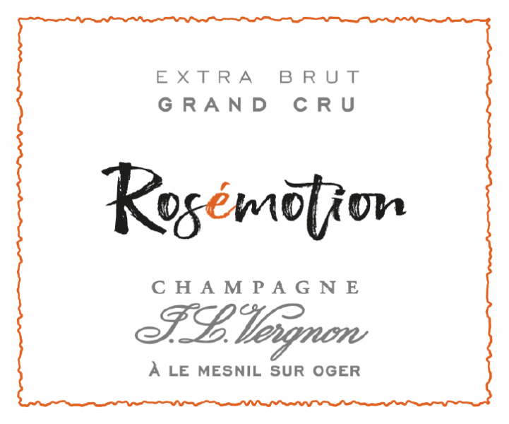 Rosémotion Grand Cru Extra Brut Rosé, Champagne JL Vergnon