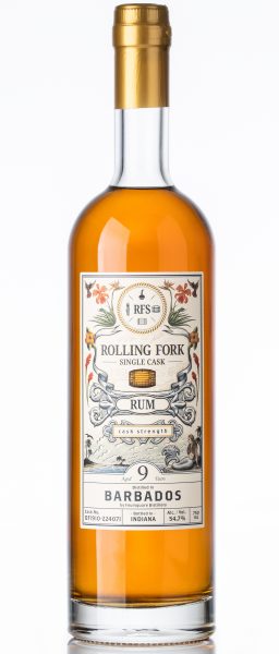 Rum Single Cask  Barbados 9 Year Rye Whiskey Cask Rolling Fork
