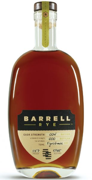 Rye 4 1157 Proof Barrell Craft Spirits