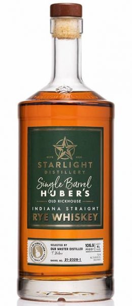 Rye Whiskey Single Barrel 9th Floor  NY Starlight Distillery