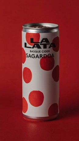 Sagardoa (Basque Cider) [4-pk CANS], La Lata