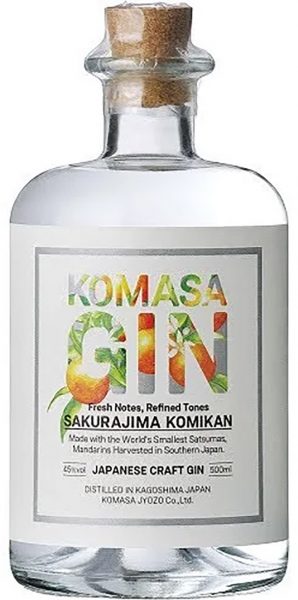 Satsuma Gin Japanese Tangerine Komasa Gin