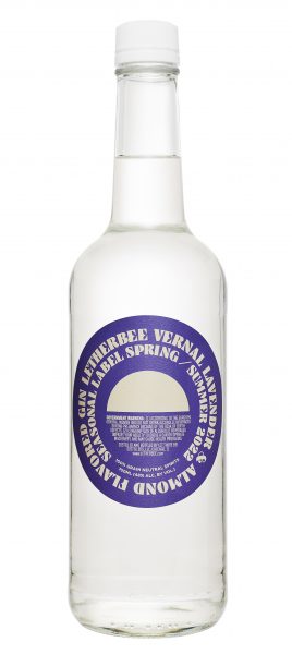 Seasonal Gin Vernal  Spring Almond and Lavender Letherbee Distillers