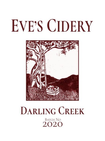 SemiDry Sparkling Cider Darling Creek 2020 Eves Cidery