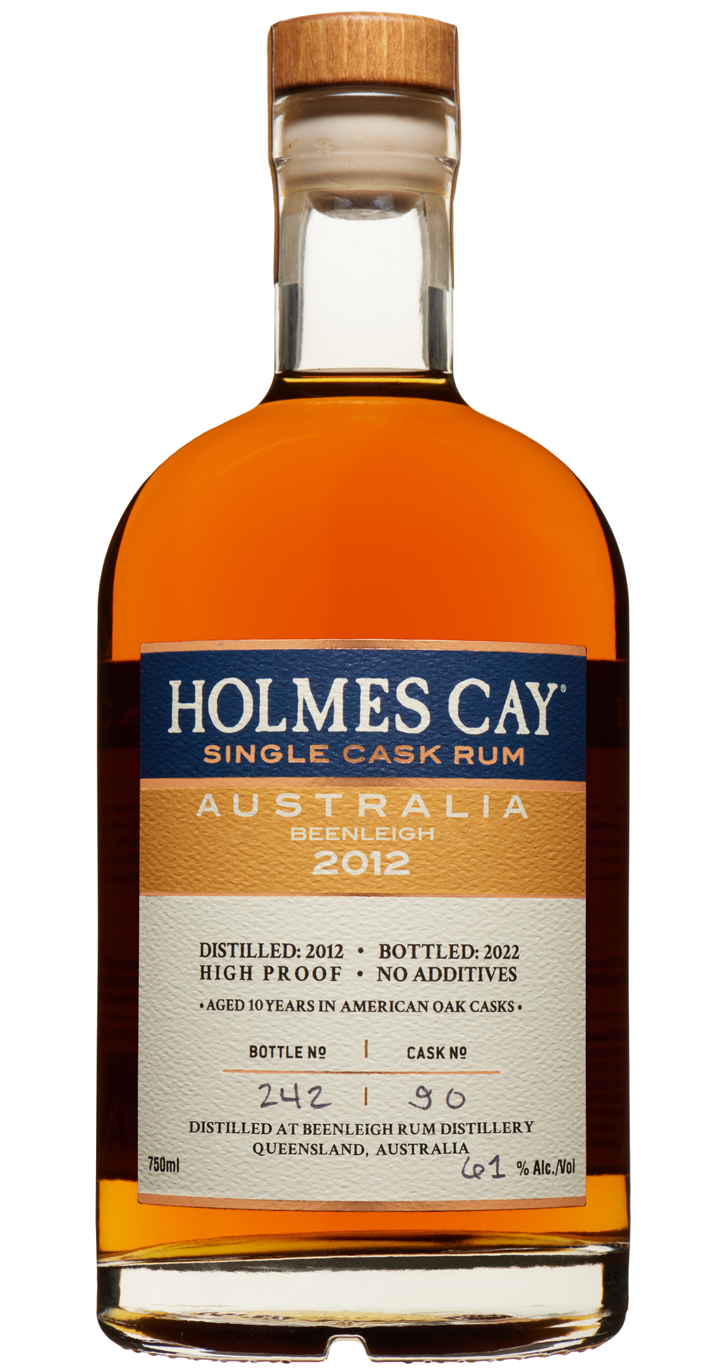 Single Cask Rum, 'Australia Beenleigh 2012', Holmes Cay Skurnik