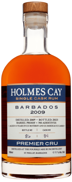 Single Cask Rum Barbados  Foursquare 2009 Premier Cru  14 Year Holmes Cay