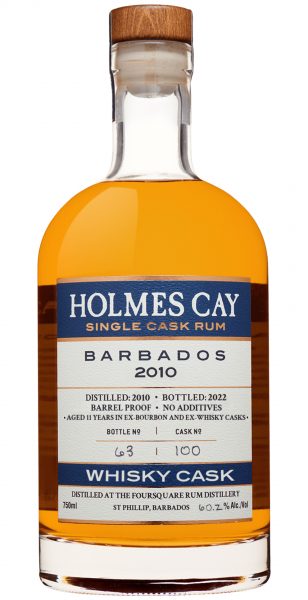 Single Cask Rum Barbados  Foursquare 2010  11 Year Holmes Cay
