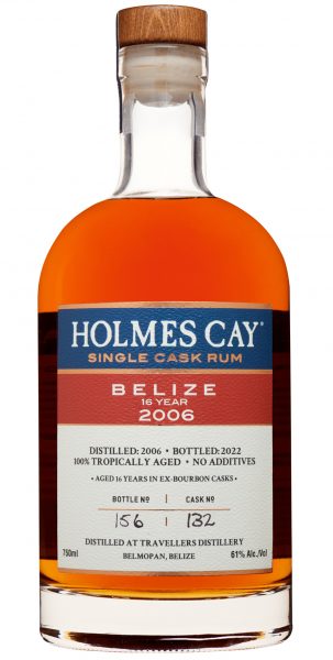Single Cask Rum Belize  Travellers 2006  16 Year Holmes Cay
