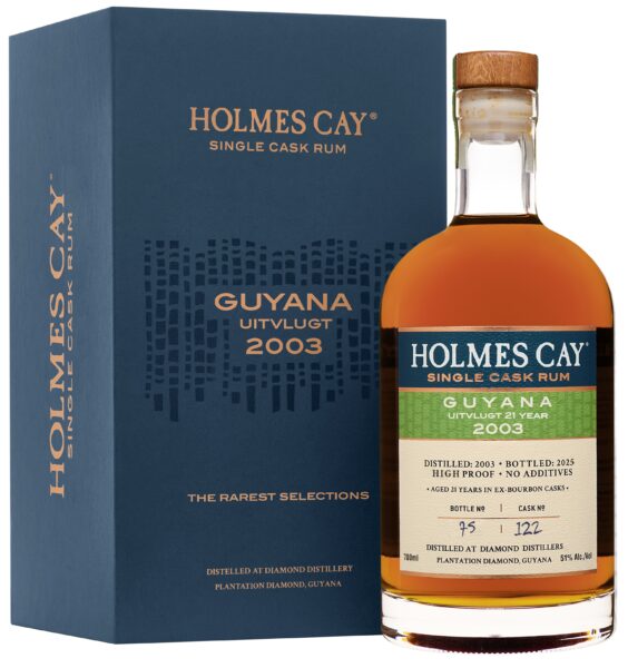 Single Cask Rum Guyana  Uitvlugt 2003  21 Year