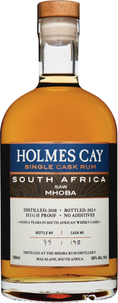 Single Cask Rum South Africa  MHOBA 2018