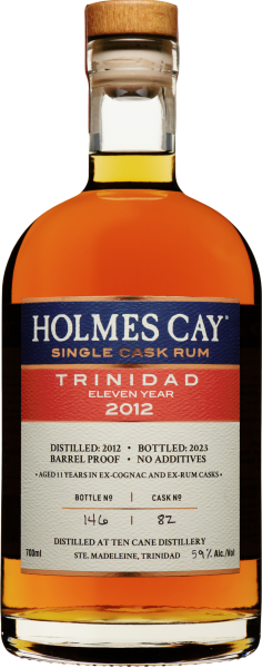 Single Cask Rum Trinidad  Ten Cane 2012  11 Year Holmes Cay
