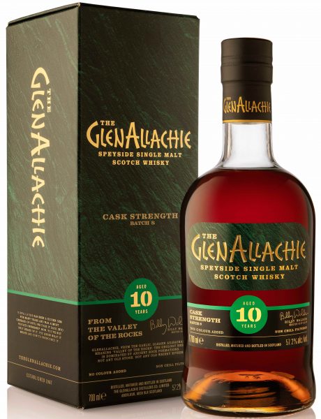 Single Malt Scotch Whisky 10 Year  Batch 8 Cask Strength GlenAllachie Distillery