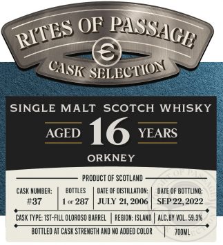 Single Malt Scotch Whisky 'Orkney 16 Year'