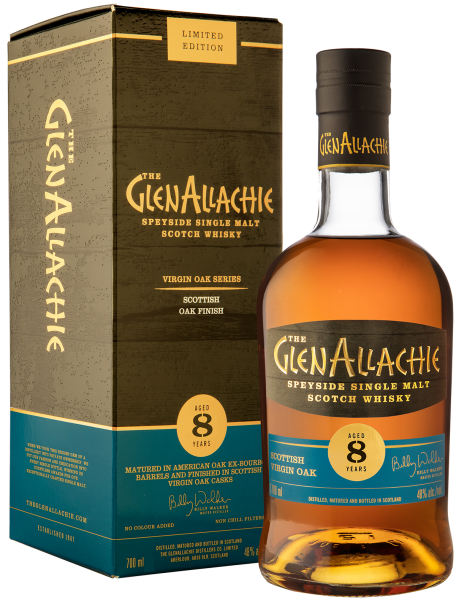 Single Malt Scotch Whisky Virgin Oak  8 Year Scottish Oak Cask
