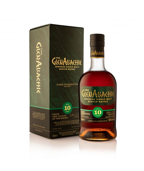 Single Malt Scotch Whisky 10 Year  Batch 7 Cask Strength GlenAllachie Distillery