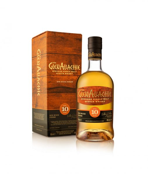 Single Malt Whisky, '10 Year Rye Wood Finish', GlenAllachie Distillery